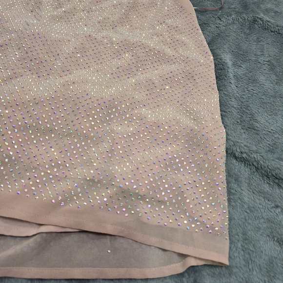 Anthropologie Pink Rhinestone Halter Top NWT Size S/M - Picture 5 of 13
